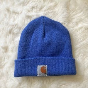 Blue youth carhartt hat